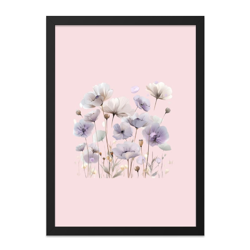 Floral Wall Art, Botanical Print, Flower Wall Decor, Pastel Flower Art, Modern Floral Print, Home Decor, Gift Idea (138) - Tawshia