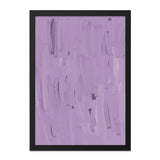 Lavender Abstract Wall Art, Minimalist Brushstrokes Painting, Modern Art Print, Subtle Purple Home Decor, Fine Art Wall Decor - Tawshia