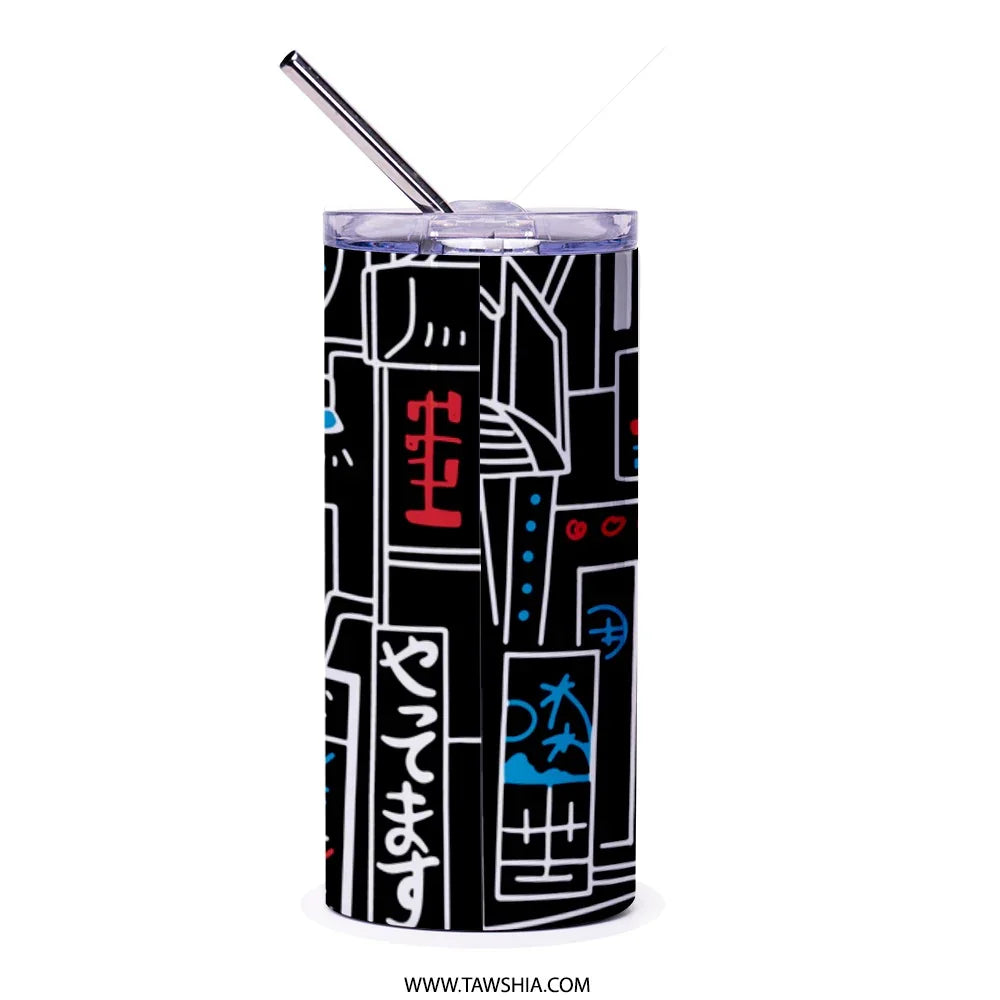 Stylish Japanese Urban Design Insulated Tumbler product