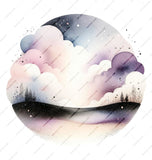 Dreamy Watercolor Mug, Pastel Sky Coffee Cup, Unique Gift Idea, Celestial Mug, Cloud Landscape Tea Mug, Whimsical Design - Tawshia
