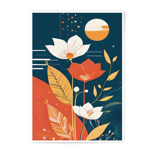 Floral Photographic Print, Abstract Flower Art, Modern Home Decor, Botanical Wall Art, Nature Inspired Print, Living Room Art, Gift Idea - Tawshia