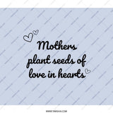 Mother's Love Backpack, Mom Gift, Seeds of Love, Heart Backpack, Mothers Day, Gift for Mom, Everyday Backpack, Mom Appreciation Backpack - Tawshia