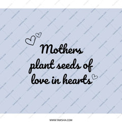 Mother's Love Backpack, Mom Gift, Seeds of Love, Heart Backpack, Mothers Day, Gift for Mom, Everyday Backpack, Mom Appreciation Backpack - Tawshia
