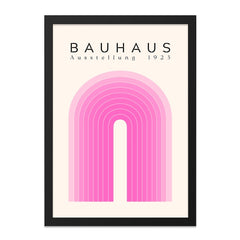 Bauhaus Wall Art, Ausstellung 1923 Print, Pink Arch Poster, Minimalist Decor, Modern Art, Abstract Art Print, Home Decor, Unique Wall Decor - Tawshia