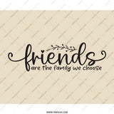 Friends are Family Mouse Pad, Friendship Gift, Best Friends, Office Decor, Inspirational Quote Mousepad, Motivational Gift, Friends Mousepad - Tawshia