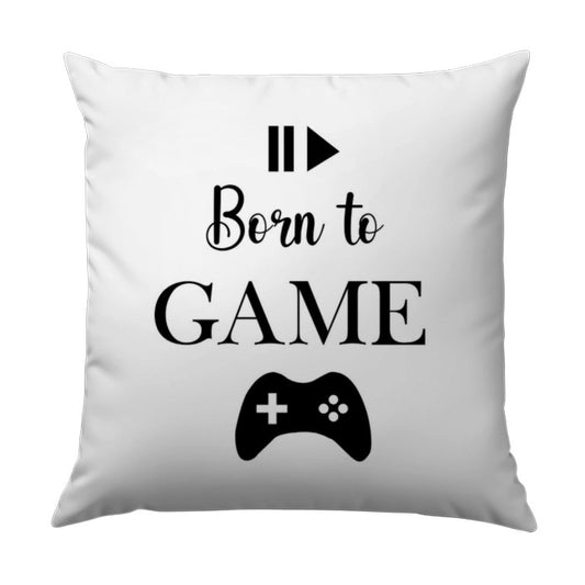 Born to Game Pillow, Gaming Pillow, Gamer Gift, Game Controller Pillow, Video Game Decor, Gamer Room Decor, Novelty Pillow, Gift Idea - Tawshia