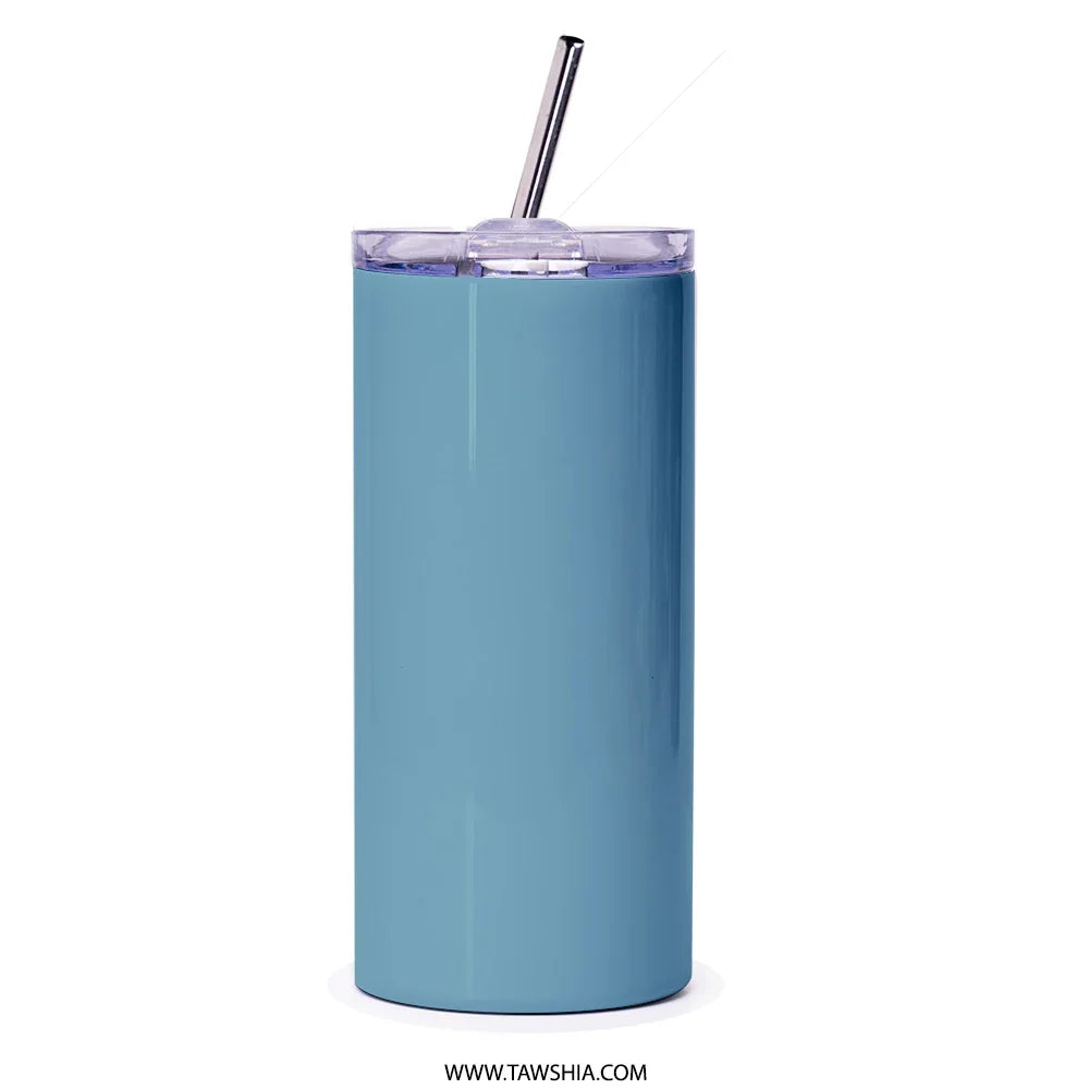 Stylish Insulated Travel Tumbler with Straw Drinkware Product