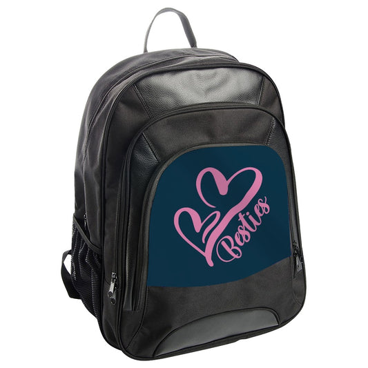 Besties Heart Backpack, Friend Backpack, Gift for Best Friend, Cute Backpack, Matching Backpacks, Friendship Backpack, School Backpack - Tawshia
