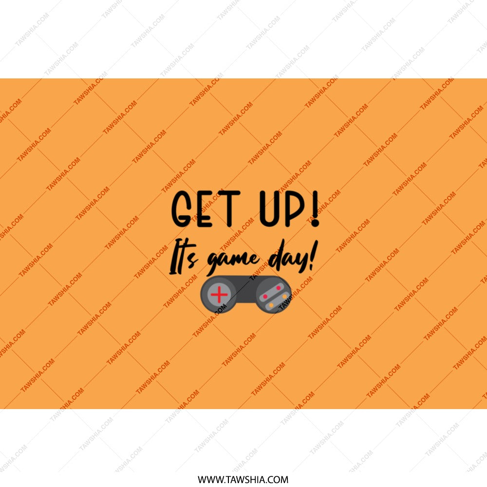 Game Day Tumbler, Gamer Gift, Video Game Lover, Get Up Its Game Day, Gaming Tournament, Personalized Tumbler, Gift for Him, Her - Tawshia