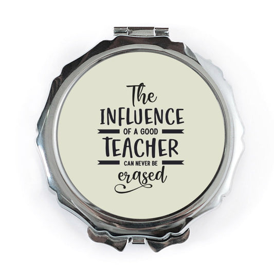 Teacher Gift Pocket Mirror, Influence of a Good Teacher, Teacher Appreciation Gift, End of Year Gift, Pocket Mirror for Teacher - Tawshia