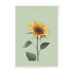 Sunflower Photographic Print, Floral Wall Art, Botanical Print, Kitchen Decor, Summer Art Print, Flower Photography, Home Decor Art - Tawshia