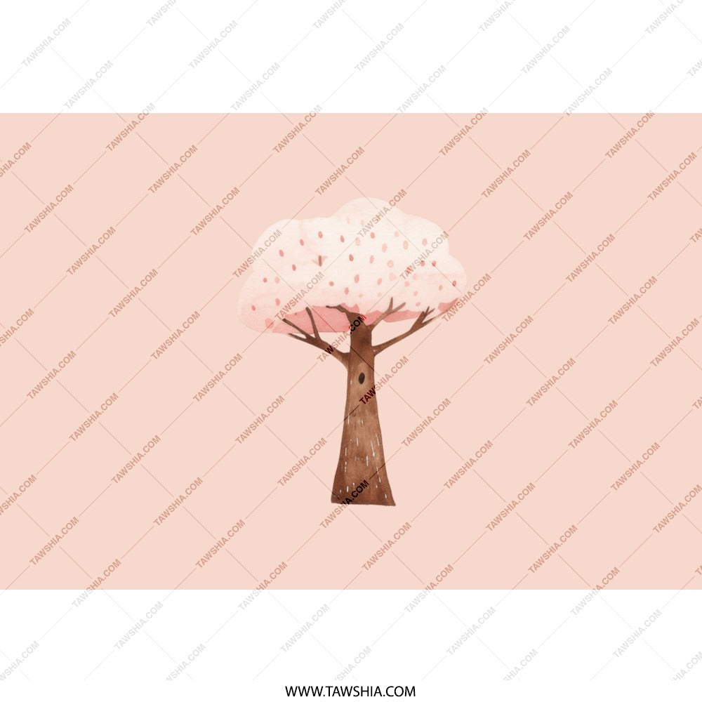 Blossom Tree Tumbler, Watercolor Cherry Tree, Springtime Tumbler, Floral Tumbler, Pink Tumbler, Cute Tumbler, Gift Idea, Drinkware - Tawshia