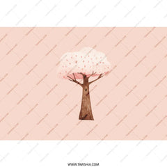 Blossom Tree Tumbler, Watercolor Cherry Tree, Springtime Tumbler, Floral Tumbler, Pink Tumbler, Cute Tumbler, Gift Idea, Drinkware - Tawshia