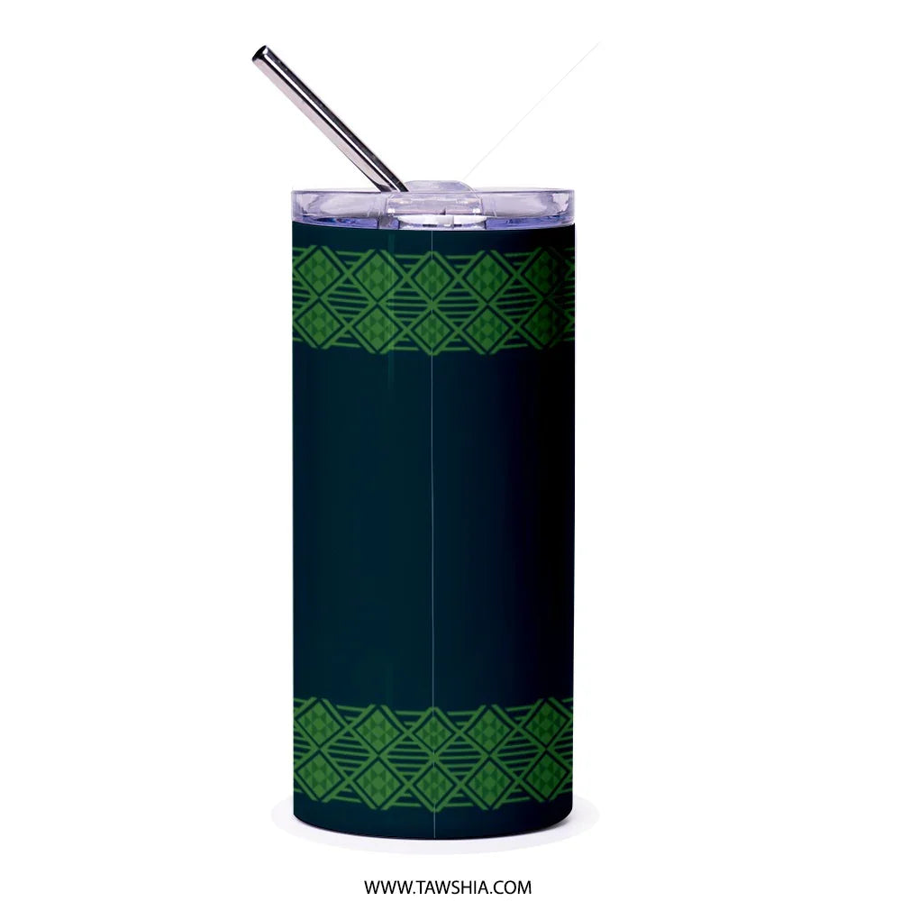 Geometric Patterned Insulated Travel Tumbler product type