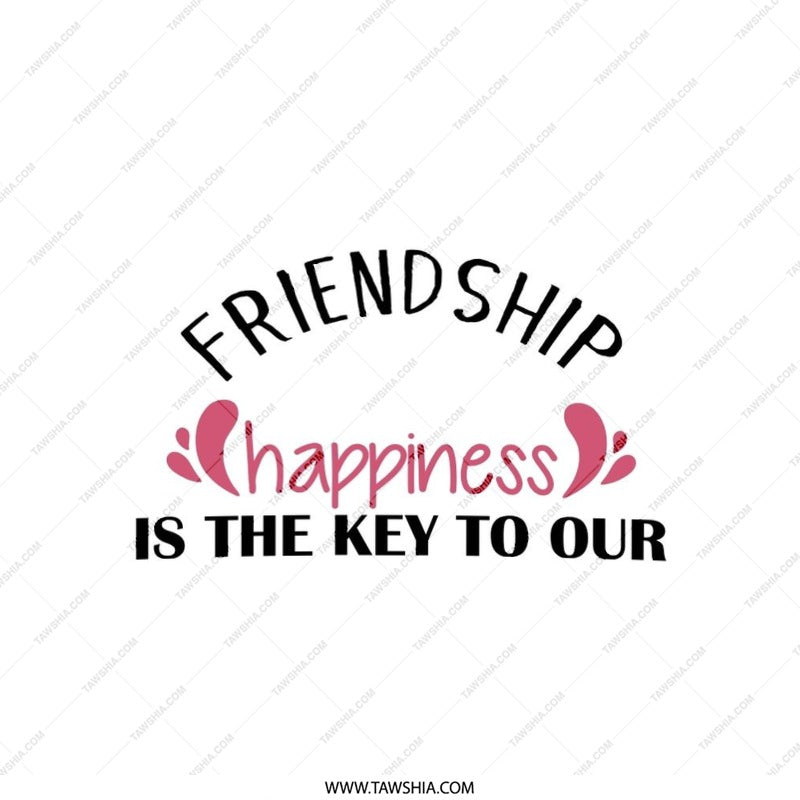 Friendship Pillow, Happiness Pillow, Best Friend Gift, Decorative Pillow, Friendship Quote Pillow, Home Decor Pillow, Inspirational Pillow - Tawshia