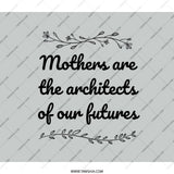 Mothers Day Backpack, Architect of Futures Backpack, Inspirational Quote Backpack, Gift For Mom, Family Backpack, Birthday Gift, Travel - Tawshia
