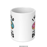 Donut Mug, Funny Mug, I Was Told There Would Be Donuts, Coffee Mug, Gift Mug, Doughnut Mug - Tawshia