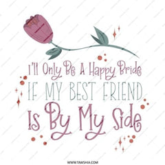 Happy Bride Pinback Button, Best Friend Gift, Wedding Favor, Bridal Party Pin, Bridesmaid Gift, Friendship Pin, Flower Button - Tawshia