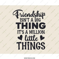 Friendship Mouse Pad, Little Things Quote, Motivational Mousepad, Home Office Decor, Gift Idea, Unique Mouse Pad - Tawshia