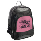 Coffee Before Talkie Backpack, Novelty Backpack, Trendy Backpack, Coffee Lover Gift, Backpack For Her, Gift for Him, Statement Backpack - Tawshia