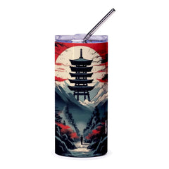 Japanese Temple Scenic Design Tumbler product
