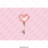 Heart Key Tumbler, Love Tumbler, Pink Tumbler, Valentine's Day Gift, Key to My Heart Tumbler, Unique Gift Idea, Cute Tumbler - Tawshia
