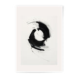 Abstract Art Photographic Print, Black and White Circle Art, Modern Wall Decor, Minimalist Home Art, Contemporary Artwork - Tawshia