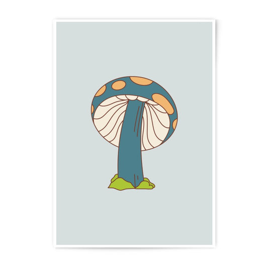 Mushroom Photographic Prints, Fungi Wall Art, Modern Home Decor, Whimsical Art Print, Trendy Room Decor, Aesthetic Wall Decor - Tawshia