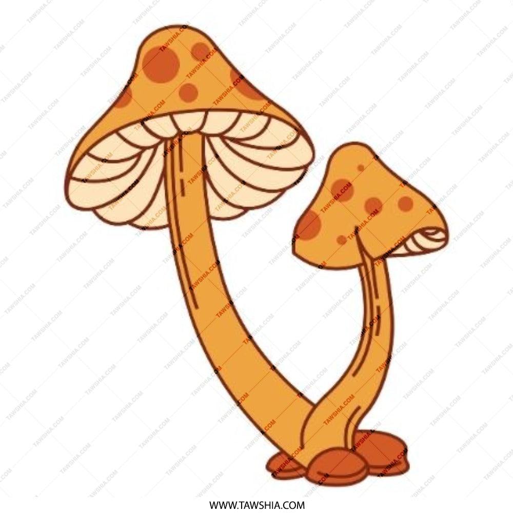 Mushroom Pinback Button, Retro Mushroom Design, Funky Pinback Button, Aesthetic Pin, Nature Inspired Button, Cute Button, Spores - Tawshia