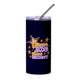 Dream Big Tumbler, Inspirational Tumbler, Shine Bright, Motivational Gift, Stars Design, Positive Vibes Tumbler - Tawshia