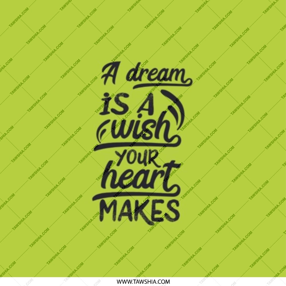Dream Wish Heart Pocket Mirror, Inspirational Pocket Mirror, Motivational Gift, Affirmation Present, Pocket Mirror for Women, Gift - Tawshia