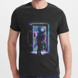 Galactic Doorway with Silhouette Graphic Shirt product