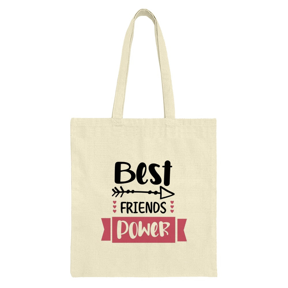 Best Friends Power Tote Bag, Friendship Gift, Cute Bestie Present, Gift for Girl, Tote Bag for Women, Empowering Gift, Best Friends Design - Tawshia