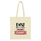 Best Friends Power Tote Bag, Friendship Gift, Cute Bestie Present, Gift for Girl, Tote Bag for Women, Empowering Gift, Best Friends Design - Tawshia