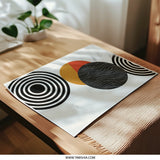 Abstract Circles Photographic Print, Modern Art Print, Geometric Art Decor, Contemporary Wall Art, Home Decor, Circle Art - Tawshia