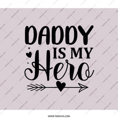 Daddy is My Hero BackPack, Cute Kids Backpack, Gift for Dad Backpack, Father's Day BackPack, Gift for Daddy BackPack - Tawshia