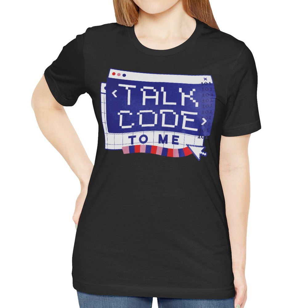 Talk Code to Me Graphic T-shirt Apparel product type