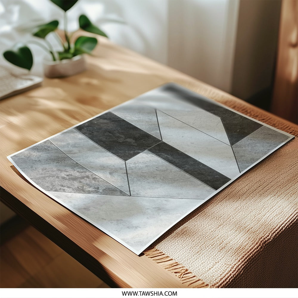 Abstract Geometric Art Photographic Print, Gray Tones Wall Decor, Minimalist Photo, Modern Art Print, Unique Gift Idea, Wall Art - Tawshia