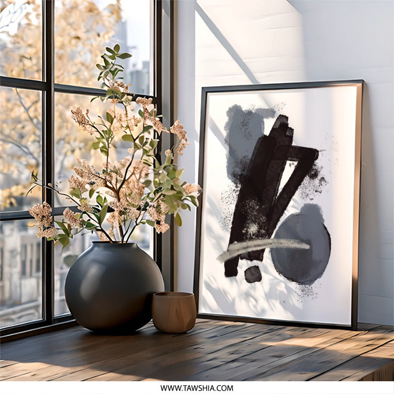 Abstract Wall Art, Modern Art Print, Contemporary Painting, Minimalist Art, Home Decor Wall Art, Unique Gift Idea - Tawshia
