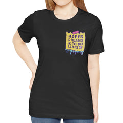 Hopes Dreams and To Do Lists Statement T-Shirt product type