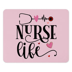 Nurse Life Mouse Pad, Medical Mousepad, Cute Doctor Mouse Pad, Gift for Nurse, Heartbeat Stethoscope Mousepad, Valentines Day Gift - Tawshia