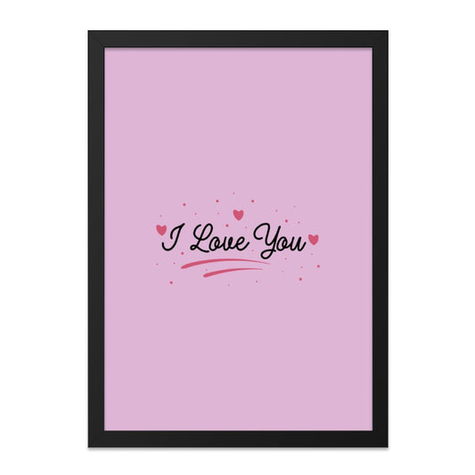 I Love You Wall Art, Romantic Gift, Anniversary Decor, Love Quote Print, Valentines Day Wall Decor, Home Decor, I Love You Sign - Tawshia