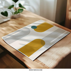Modern Abstract Art Photographic Print, Minimalist Wall Art, Geometric Print, Scandinavian Decor, Arch and Circle Art, Home Decor - Tawshia