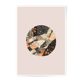 Abstract Circle Photographic Print, Modern Art Print, Quilt Pattern Print, Home Decor, Wall Art, Art Prints, Circle Art - Tawshia