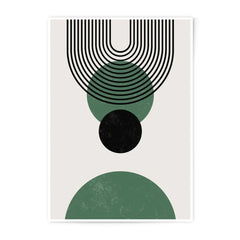 Modern Abstract Art Print, Geometric Photographic Print, Minimalist Wall Decor, Home Decor, Contemporary Art, Circle Arches Print - Tawshia