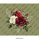 Elegant Rose Bouquet Mouse Pad, Floral Computer Accessory, Botanical Office Decor, Unique Gift Idea, Artistic Desk Mat - Tawshia