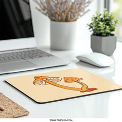 Mushroom Mouse Pad, Fungi Art, Retro Aesthetic Desk Decor, Unique Desk Accessory, Desk Mat, Cool Desk Gift, Gaming Mousepad, Office Gift - Tawshia