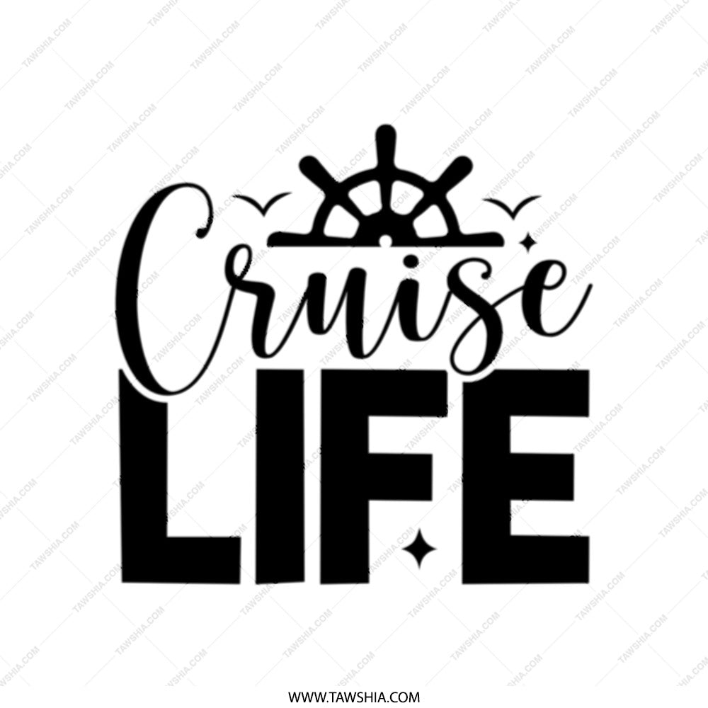 Cruise Life Tote Bag, Nautical Travel Bag, Beach Tote, Vacation Gift, Cruise Ship, Gift For Her, Cruise Lover, Cruise Trip Souvenir - Tawshia