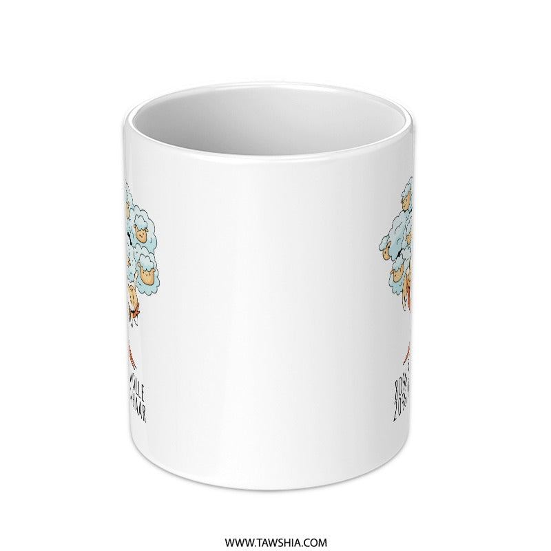 Cute Cloud and Tree Design Ceramic Mug product