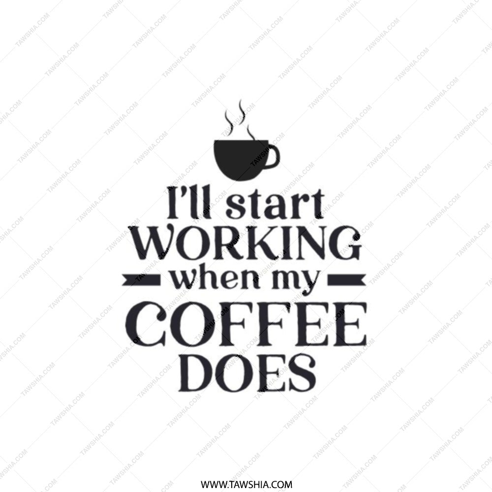 Coffee Lover Pocket Mirror, Funny Quote Gift, Workaholic Mirror, Sarcastic Present, Coffee Addict, Novelty Compact Mirror, Gift for Her - Tawshia
